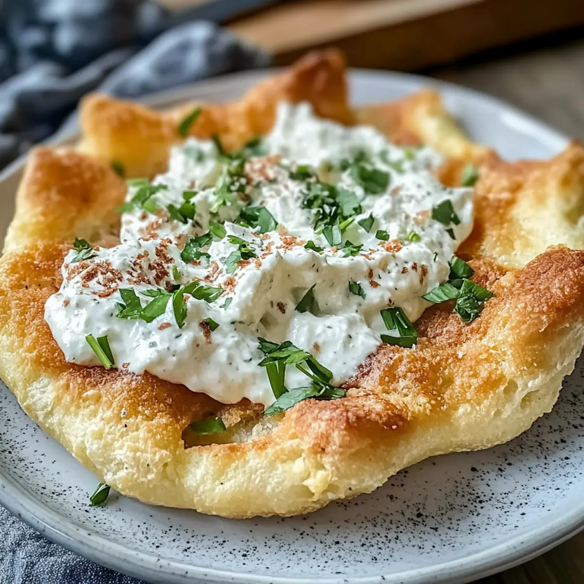 Langos aus der Heißluftfritteuse